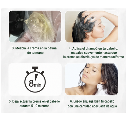 Shampoo cubre canas en minutos - Efecto rejuvenecedor