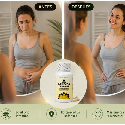 Candida Cleanse | Limpieza Intestinal Natural | 60 Cápsulas